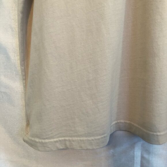 Sandy River Mens Henley 3 Button Beige T Shirt Mens 2 XLG - Picture 5 of 9